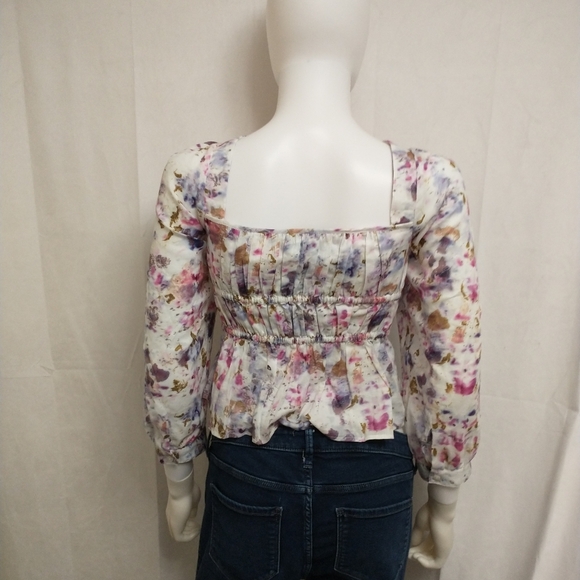 J.Crew Watercolor Print Blouse - Picture 5 of 10